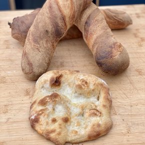 Ostefoccacia og snoflutes