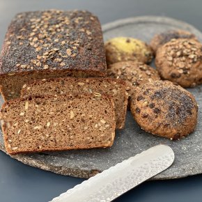 Rugbrd med maltede hvedeflager