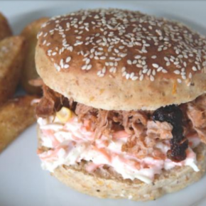 Pulled pork-burgere