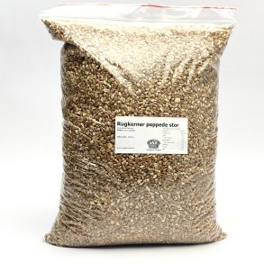 Rugkerner poppede 2 kg