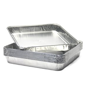 Firekantede Kageform i alu. 10 stk