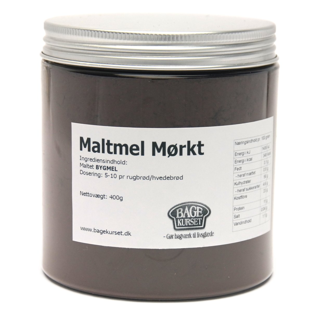 Maltmel mørk - Bagehjælpemidler - Bagekurset
